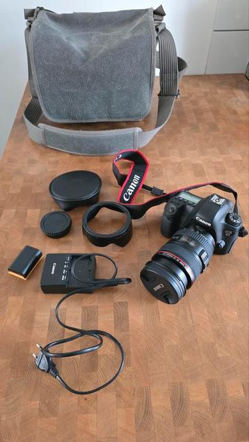 Canon EOS 6D + 24-105mm L-lens + schoudertas beschikbaar voor biedingen