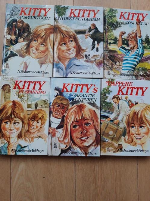 Kitty - 4 jeugdboeken van N. Schuttevaêr-Velthuy, Boeken, Kinderboeken | Jeugd | 10 tot 12 jaar, Gelezen, Fictie, Ophalen of Verzenden