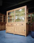 Ruime Buffetkast | Teak Vitrinekast | Glas op zijkant #1933, 200 cm of meer, 150 tot 200 cm, Ophalen of Verzenden, Teakhout
