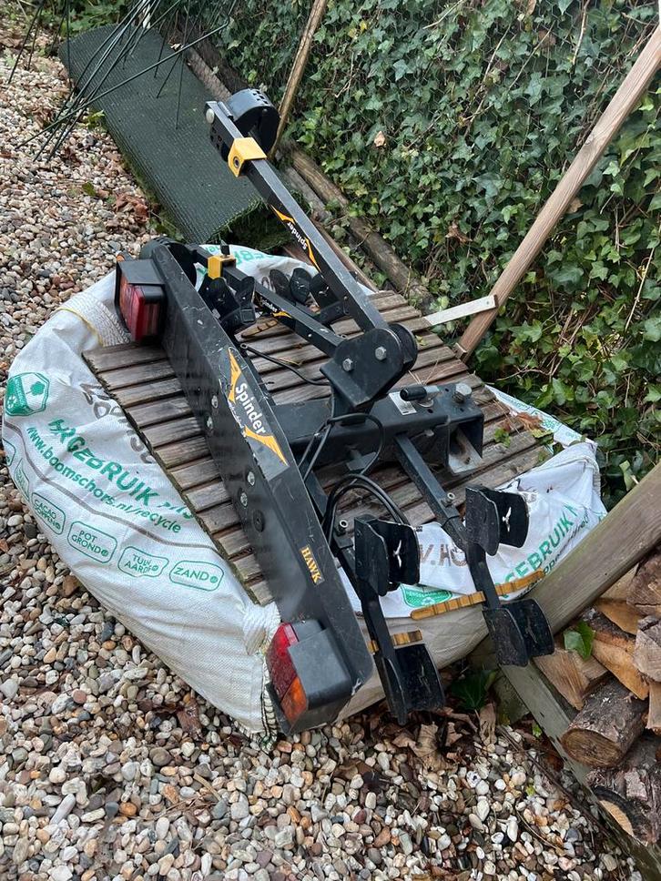 Spinder Hawk Fietsendrager - Opknapper, Auto diversen, Fietsendragers, Gebruikt, Trekhaakdrager, 2 fietsen, Ophalen