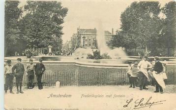 (304-229-041) Amsterdam Frederiksplein met fontein beschikbaar voor biedingen
