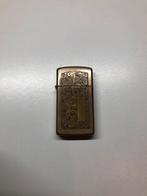 Zippo Venetian brass slim 2011, Ophalen of Verzenden, Zo goed als nieuw, Aansteker
