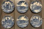 Set 6 schaaltjes Royal Homes of Britain van Enoch Wedgwood, Ophalen of Verzenden