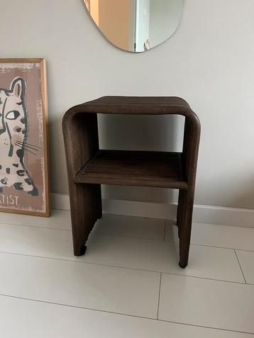 H&M HOME rotan bijzettafeltje (donkerbruin)