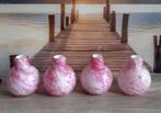 Glazen vaasjes., Huis en Inrichting, Woonaccessoires | Vazen, Overige kleuren, Ophalen of Verzenden, Minder dan 50 cm, Glas