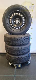 Set gebruikte stalen velgen o.a.Opel met winterbanden, Ophalen, Gebruikt, 15 inch, -