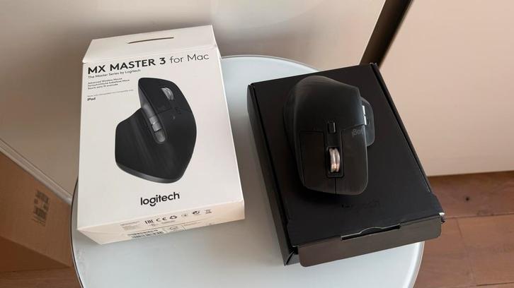 Logitech MX Master 3 for Mac - in goede staat, Computers en Software, Muizen, Gebruikt, Muis, Rechtshandig, Draadloos, Ergonomisch