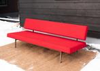 Vintage Gelderland Slaapbank | Rob Parry daybed bank | Rood, Gebruikt, 150 tot 200 cm, Driepersoons, 75 tot 100 cm