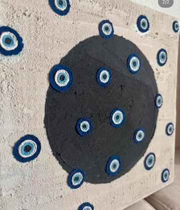 Abstract Schilderij - Grieks Thema door Brushed by Sogand beschikbaar voor biedingen