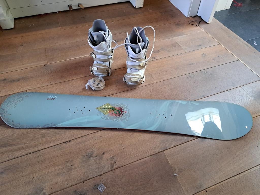Burton Snowboard 149cm + Burton Schoenen 40.5, Ophalen of Verzenden, Gebruikt, Board