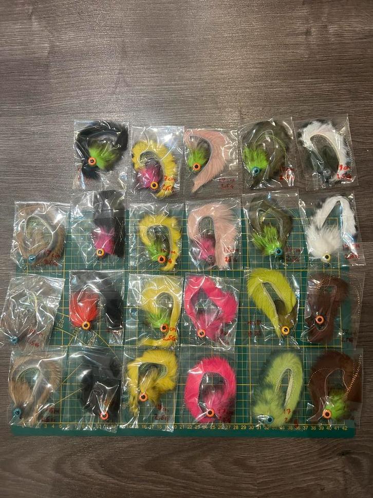 Hand gemaakte streamer skull zonker strip., Watersport en Boten, Hengelsport | Vliegvissen, Zo goed als nieuw, Overige typen, Ophalen of Verzenden