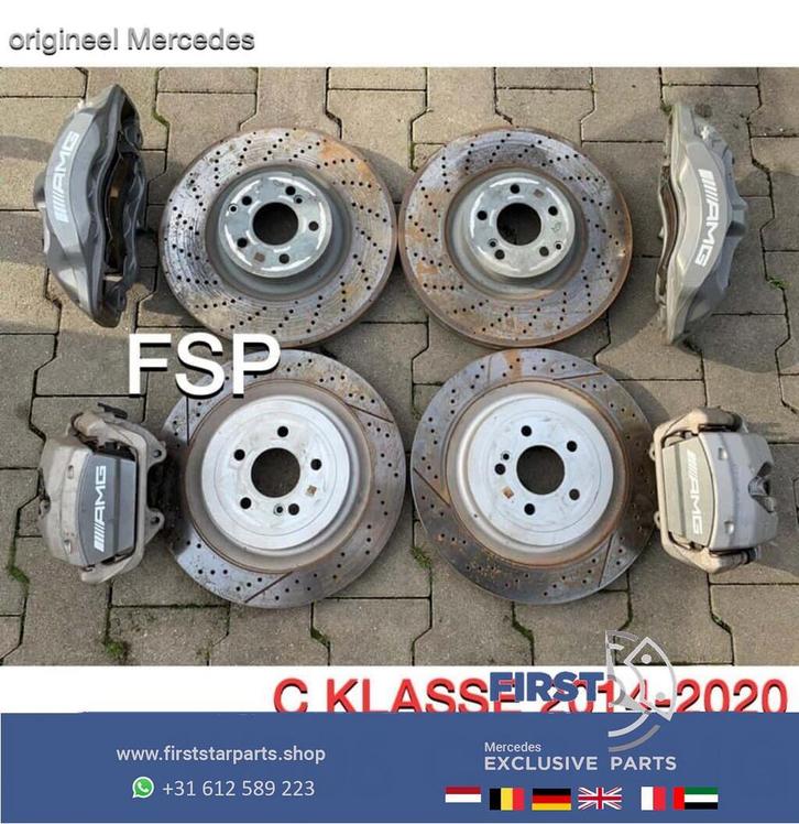 W205 C205 C63 AMG remmen set Mercedes C Klasse 63 rem klauwe, Auto-onderdelen, Remmen en Aandrijving, Mercedes-Benz, Gebruikt