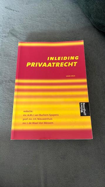 Inleiding privaatrecht beschikbaar voor biedingen
