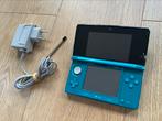 Nintendo 3DS Aqua Blauw/Blue + Charger & Sylus Nette Staat!!, Spelcomputers en Games, Games | Nintendo 2DS en 3DS, 1 speler, Ophalen of Verzenden