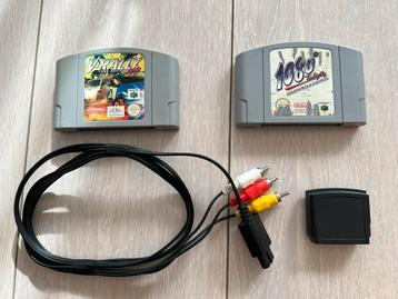 Lotje N64 spul 2 Games + Accessoires beschikbaar voor biedingen