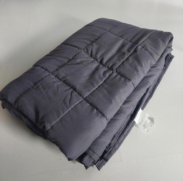 Verzwaringsdeken 140 x 200 Grijs 7 kilo GRATIS Hoeslaken, Huis en Inrichting, Slaapkamer | Beddengoed, Zo goed als nieuw, Eenpersoons