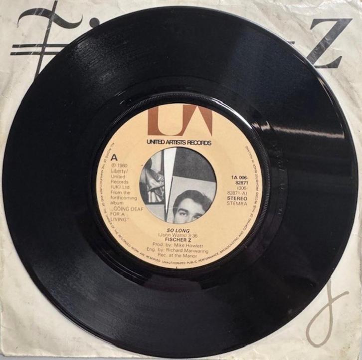 Fischer Z - So long, Cd's en Dvd's, Vinyl Singles, Gebruikt, Single, Pop, 7 inch, Ophalen