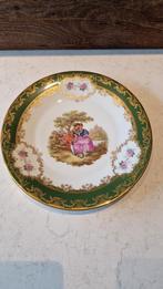 Vintage porseleinen bord Limoges France, Antiek en Kunst, Antiek | Wandborden en Tegels, Ophalen of Verzenden