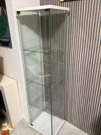 Glass kast, Ophalen, 50 tot 100 cm, Zo goed als nieuw, Minder dan 100 cm