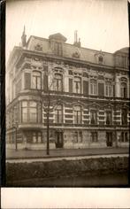 Herenhuis aan gracht - Hoekpand met mansardedak, Ophalen of Verzenden, Voor 1920, Gelopen, Utrecht
