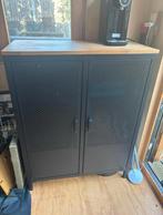 Cupboard ( Black with Wood), Ophalen of Verzenden, Zo goed als nieuw, 50 tot 100 cm, 100 tot 150 cm
