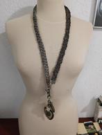 Ketting leer, Ophalen of Verzenden, Zo goed als nieuw, Grijs, Overige materialen