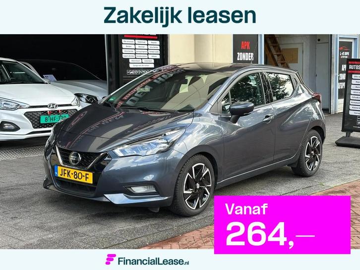 Nissan Micra 1.0 IG-T Business Design Automaat Navi Clima Ca, Auto's, Nissan, Bedrijf, Lease, Financial lease, Micra, ABS, Airbags