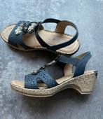 Sandalen blue box, Ophalen of Verzenden, Zo goed als nieuw, Blauw, Sandalen of Muiltjes
