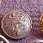 Verzameling Oude Knopen Brandweer PTT en andere, Antiek en Kunst, Antiek | Kleding en Accessoires, Verzenden