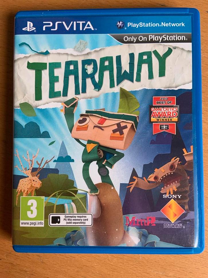 Tearaway PS Vita - Avontuur in een papieren wereld!, Spelcomputers en Games, Games | Sony PlayStation Vita, Zo goed als nieuw