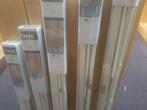Partij van ruim 560 stuks Houten jalouzieen., Ophalen, Beige, 150 tot 200 cm, Nieuw