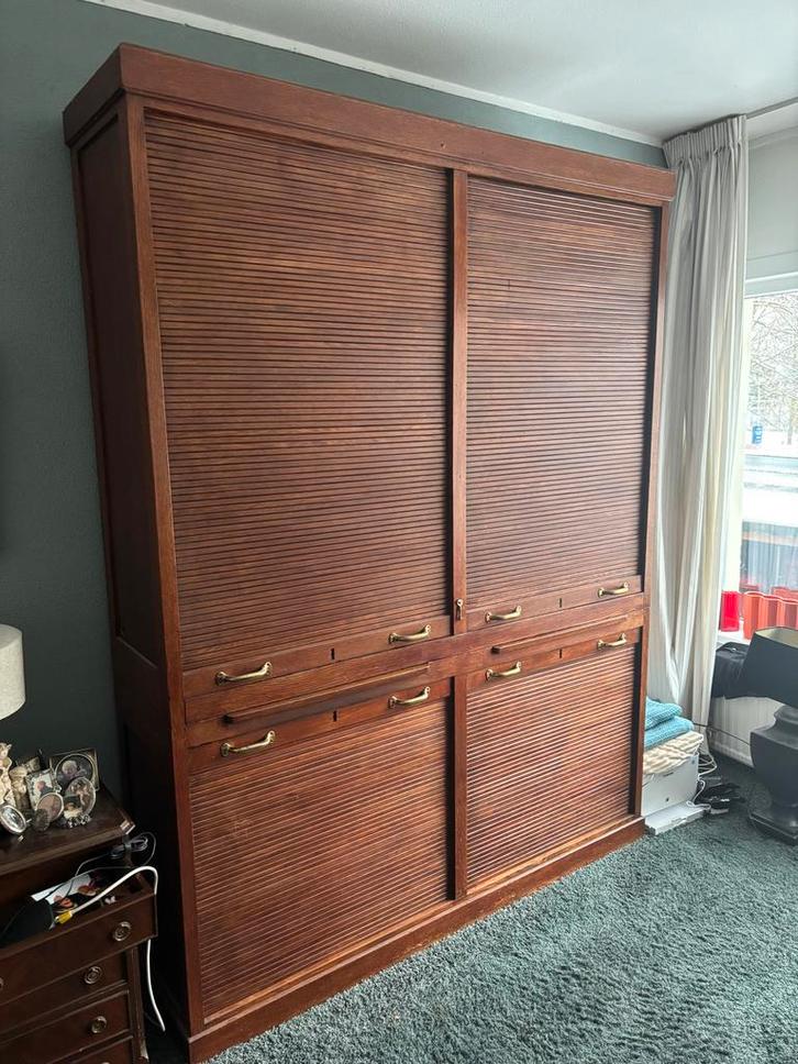 Rolluikkast / Bibliotheek, Huis en Inrichting, Kasten | Roldeurkasten en Archiefkasten, Gebruikt, 200 cm of meer, 150 tot 200 cm