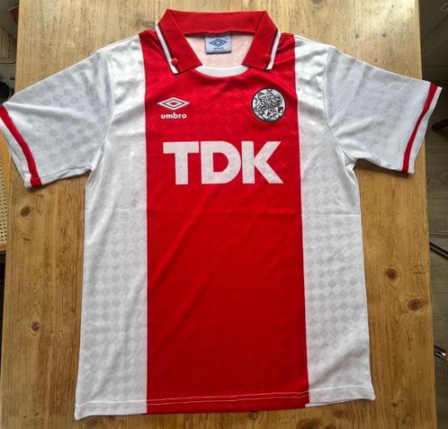 Ajax retro thuisshirt 1989/90 – M, Verzamelen, Sportartikelen en Voetbal, Zo goed als nieuw, Shirt, Ajax, Ophalen of Verzenden