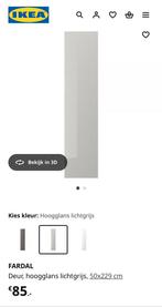 2 stuks IKEA FÄRDAL deuren lichtgrijs 229 cm hoog, Huis en Inrichting, Ophalen, 200 cm of meer, 50 tot 100 cm, Zo goed als nieuw