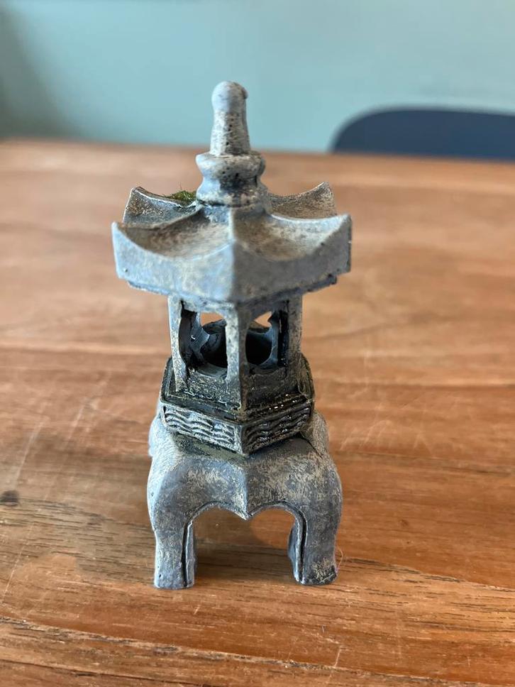 Aquarium Ornament - Pagode 11cm, Dieren en Toebehoren, Vissen | Aquaria en Toebehoren, Gebruikt, Overige typen, Ophalen