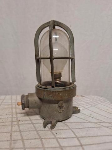 Industria Rotterdam kooilamp koper/messing scheepslamp  beschikbaar voor biedingen