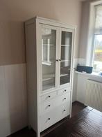 IKEA Hemnes Vitrinekast - Wit, Met plank(en), Zo goed als nieuw, 150 tot 200 cm, 25 tot 50 cm