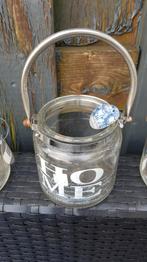 3 brocante glazen emmertjes Glass Home decor. S17, Antiek en Kunst, Ophalen of Verzenden