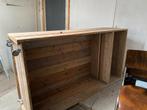 Steigerhouten Garderobe met Wielen, Ophalen, Gebruikt
