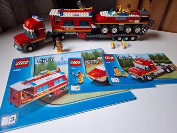 LEGO City Brandweer Commando Truck - 4430 beschikbaar voor biedingen