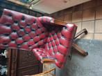 Chesterfield bureau stoel, Huis en Inrichting, Ophalen, Zo goed als nieuw, Bruin