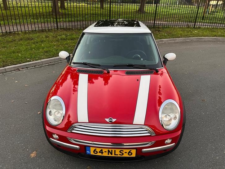 Mini 1.6 16V Cooper 2003 Rood, Auto's, Mini, Particulier, Cooper, ABS, Airbags, Airconditioning, Alarm, Centrale vergrendeling