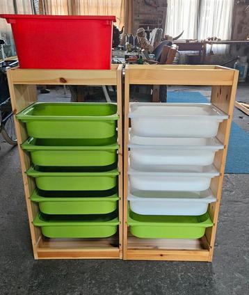 Opbergkast met bakken Ikea beschikbaar voor biedingen