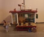 Schleich Woonwagen en paard, Verzamelen, Ophalen of Verzenden, Zo goed als nieuw