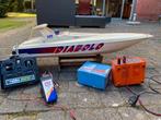 RC boot met benzinemotor, Ophalen of Verzenden, Zo goed als nieuw