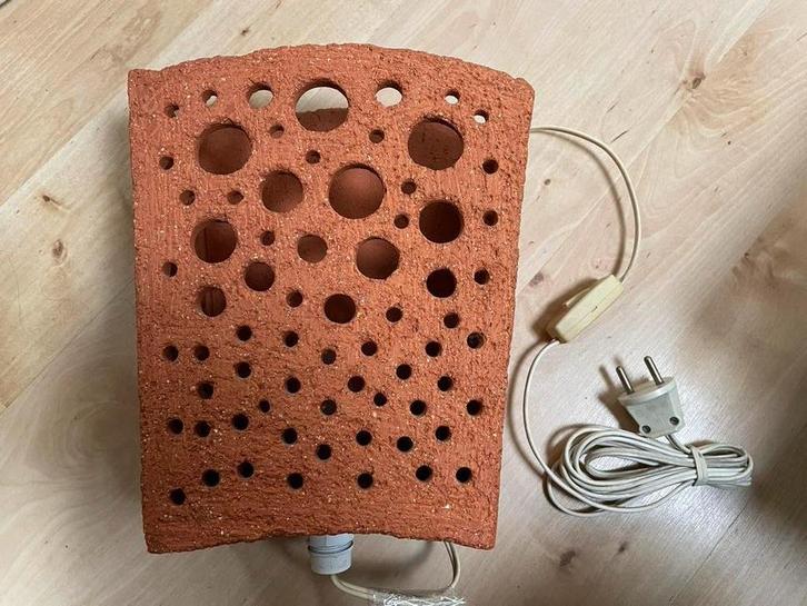 Terra cotta wand lamp, Verzamelen, Retro, Ophalen of Verzenden