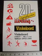sticker libema vinkeloord vinkel vrijetijds parken, Verzenden, Zo goed als nieuw, Bedrijf of Vereniging
