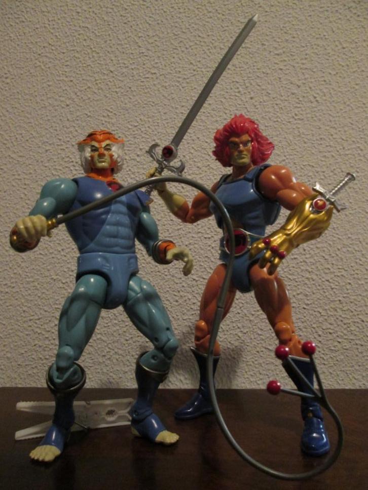Lion-O en Tygra - Thundercats Classic, Verzamelen, Poppetjes en Figuurtjes, Zo goed als nieuw, Ophalen of Verzenden