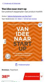 NIEUW S Kerkemeijer - Van idee naar start-up, Boeken, Wetenschap, Ophalen of Verzenden, Nieuw, Sabine Kerkemeijer-Van der Peijl; Natalie van Zeeland
