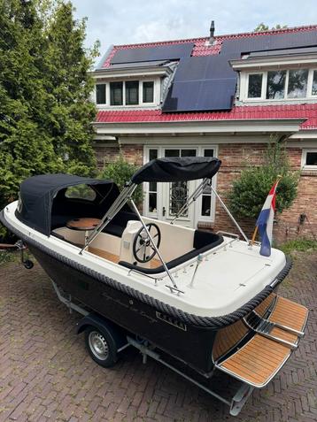 Lago Amore 530 Tender ZGAN VOL OPTIES Teak bimini tafel audi beschikbaar voor biedingen